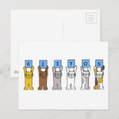 フィンランド感謝していのキトス猫たち ポストカード (正面/裏面)