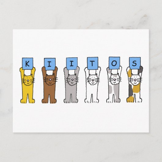 フィンランド感謝していのキトス猫たち ポストカード (正面)