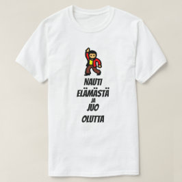 フィンランド楽しむのTシャツでの生活とスタート踊り Tシャツ