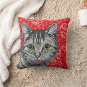 フィンランド猫 クッション (ブランケット)