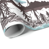 フィンランド秋デイライトレイク ラッピングペーパー (ロールコーナー)