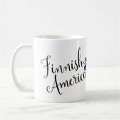 フィンランド系アメリカ人の絡み合ったハートマグ コーヒーマグカップ (左)