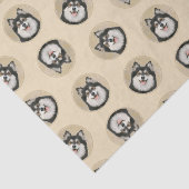 フィンランド絵を描ラプンドの黒犬とタン犬の芸術 薄葉紙 (詳細)