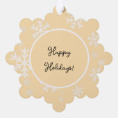 フィンランド絵画スピッツ – かわいいオリジナルドッグアート オーナメントカード (裏面)