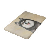 フィンランド絵画ラプンド – かわいいオリジナルドッグアート バスマット (アングル)