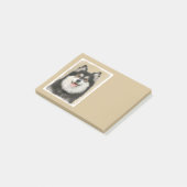 フィンランド絵画ラプンド – かわいいオリジナルドッグアート ポストイット (アングル)