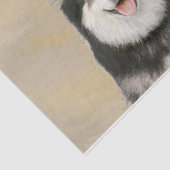 フィンランド絵画ラプンド – かわいいオリジナルドッグアート 薄葉紙 (詳細)