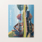 フィンランド自然イラストレーション ジグソーパズル (縦)