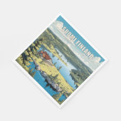 フィンランド自然イラストレーション スタンダードランチョンナプキン (角)