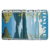 フィンランド自然イラストレーション マグネット (横)