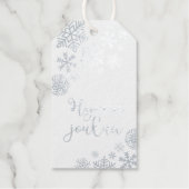 フィンランド語でメリークリスマスを過ごすヘヴァエレガントジュール ギフトタグ (正面)