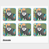 フィンランド語で書かれたラプーン スクエアシール (シート)