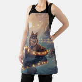 フィンランド語ラプントクリスマスフェスティバル航海 エプロン (インサイチュ)