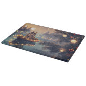 フィンランド語ラプントクリスマスフェスティバル航海 カッティングボード (角)