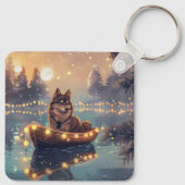 フィンランド語ラプントクリスマスフェスティバル航海 キーホルダー (裏面)