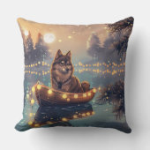 フィンランド語ラプントクリスマスフェスティバル航海 クッション (正面)