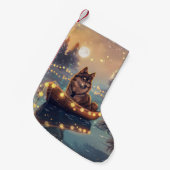 フィンランド語ラプントクリスマスフェスティバル航海 スモールクリスマスストッキング (正面 (吊り時))