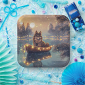 フィンランド語ラプントクリスマスフェスティバル航海 ペーパープレート (パーティー)