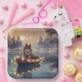 フィンランド語ラプントクリスマスフェスティバル航海 ペーパープレート (パーティー)