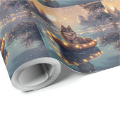 フィンランド語ラプントクリスマスフェスティバル航海 ラッピングペーパー (ロールコーナー)