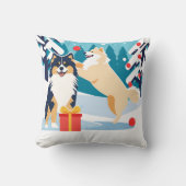 フィンランド語ラプーン2024休日 クッション (正面)