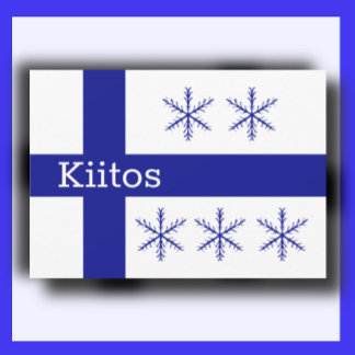 フィンランド語 サンキューカード