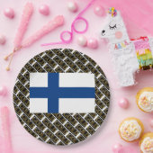 フィンランド金ゴールド ペーパープレート (パーティー)