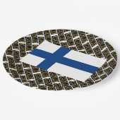 フィンランド金ゴールド ペーパープレート (アングル)