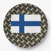 フィンランド金ゴールド ペーパープレート (正面)