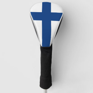 フィンランド青い十字のSuomiの旗 ゴルフヘッドカバー