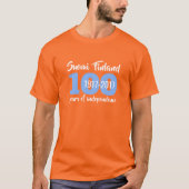フィンランド100年のシャツとジャケット Tシャツ (正面)