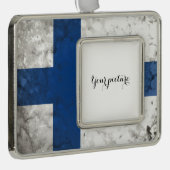 フィンランド シルバープレートフレームオーナメント (右)