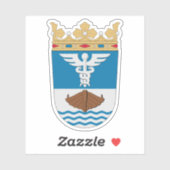 フィンランド,ジヴァスキュラの紋章 シール (シート)