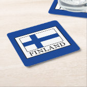 フィンランド スクエアペーパーコースター (アングル)