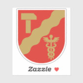 フィンランド、タンペレの紋章 シール (シート)