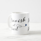 フィンランド，フィンランドのハートマグ コーヒーマグカップ (正面左)