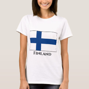 フィンランド(フィンランド)国旗 Tシャツ