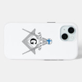 フィンランド・フリーメイソンリーのマーク Case-Mate iPhoneケース (裏面 (横))