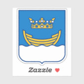 フィンランド、ヘルシンキの紋章 シール (シート)