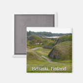 フィンランド,ヘルシンキ,スメンリンナ島の磁石 マグネット (正面/裏面)