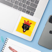 フィンランド、ポリ国旗 シール (ノートパソコンとiPhone)