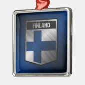 フィンランド メタルオーナメント (左)