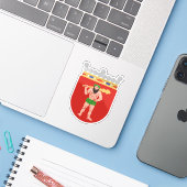 フィンランド、ラップランド地方の紋章 シール (ノートパソコンとiPhone)