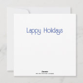 フィンランド・ラップランド・ハウンド ミニプリントカード 『川を渡って』 シーズンカード (裏面)