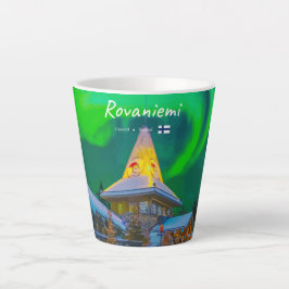 フィンランド・ロヴァニエミ - マジック オーロラ スモール カフェラテマグ