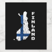 フィンランド ワインラベル (シングルラベル)