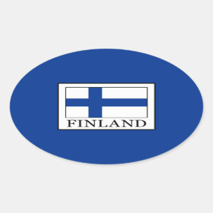 フィンランド 楕円形シール