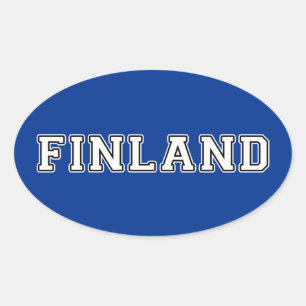 フィンランド 楕円形シール