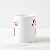 フィンランド + 紋章付き外衣 コーヒーマグカップ (中央)