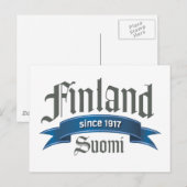 フィンランド 1917年以来 ポストカード (正面/裏面)